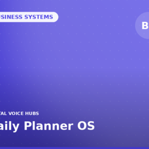 Daily Planner OS