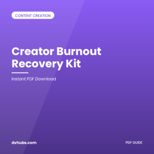 The Creator Burnout Recovery Kit