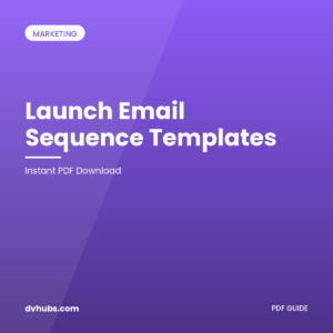 Launch Email Sequence Templates