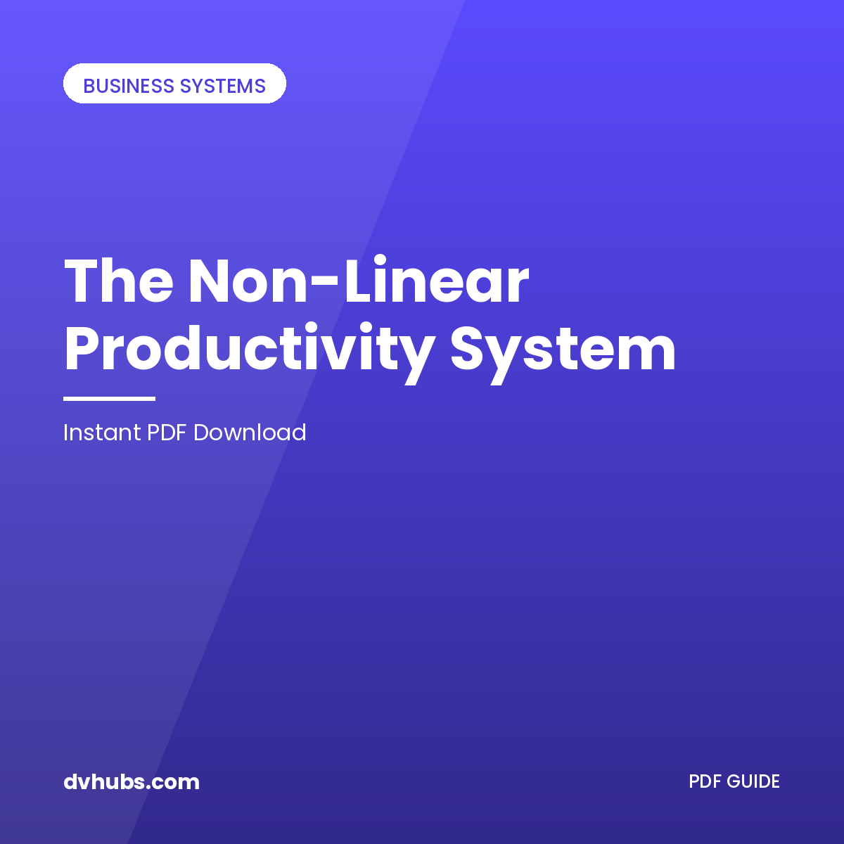 The Non-Linear Productivity System