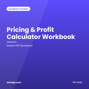 The Digital Product Pricing & Profit Calculator Workbook